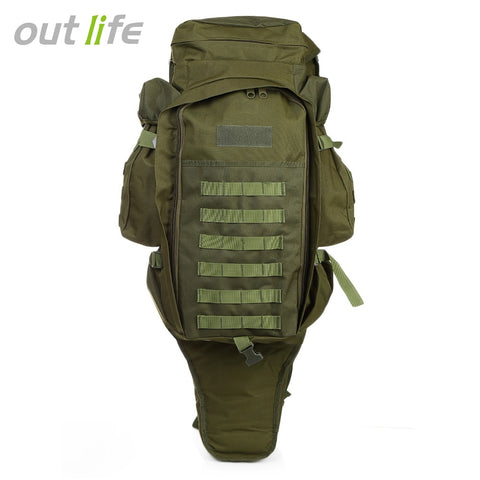 Outlife 60L Outdoor Backpack Military Tactical Bag Pack Rucksack for Hunting Shooting Camping Trekking Hiking Traveling